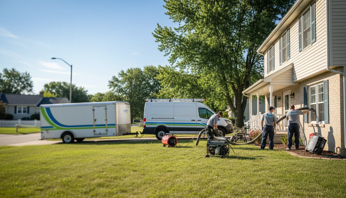 Flooded Basement Restoration And Cleanup With Repair in Ranchester, WY near me
